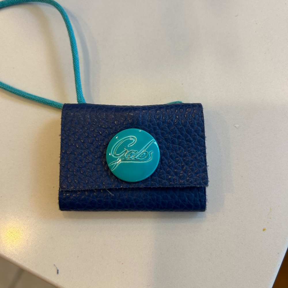 Gabs Blue Leather tiny notebook